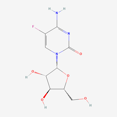 4298-10-6 5-FLUOROCYTOSINE ARABINOSIDE chemical structure