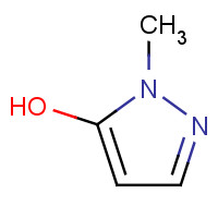 33641-15-5 5-Hydroxy-1-methylpyrazole chemical structure