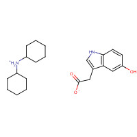 66866-39-5 5-HYDROXYINDOLE-3-ACETIC ACID DICYCLOHEXYLAMMONIUM SALT chemical structure