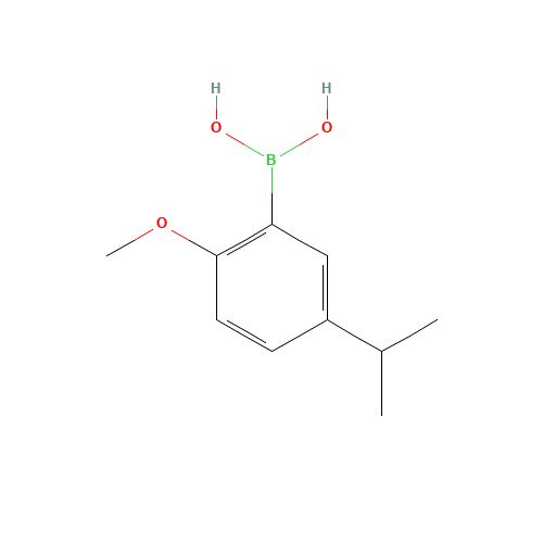 216393-63-4 5-ISOPROPYL-2-METHOXYBENZENEBORONIC ACID chemical structure