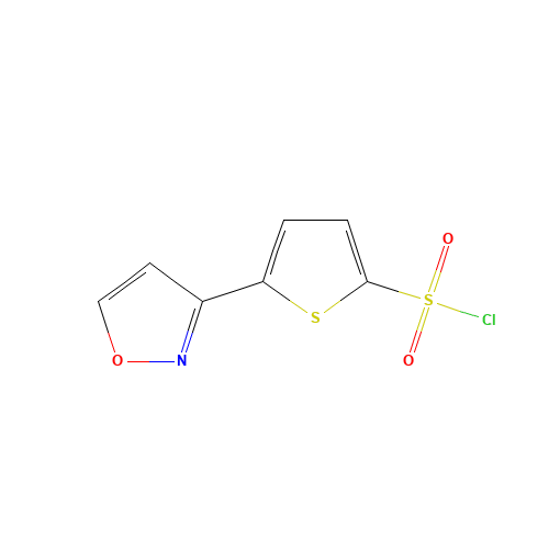 160233-27-2 5-ISOXAZOL-3-YLTHIOPHENE-2-SULFONYL CHLORIDE chemical structure