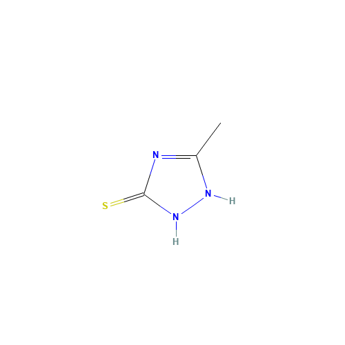 7271-44-5 3-METHYL-1,2,4-TRIAZOLE-5-THIONE chemical structure
