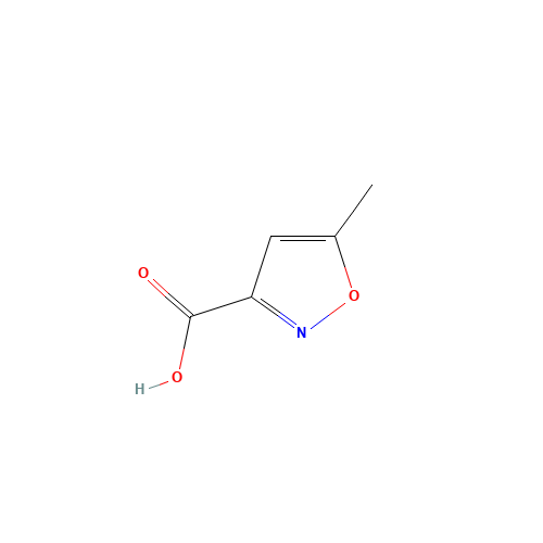 3405-77-4 5-Methylisoxazole-3-carboxylic acid chemical structure