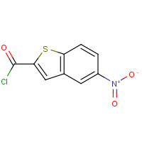 86010-32-4 5-NITRO-1-BENZOTHIOPHENE-2-CARBONYL CHLORIDE chemical structure
