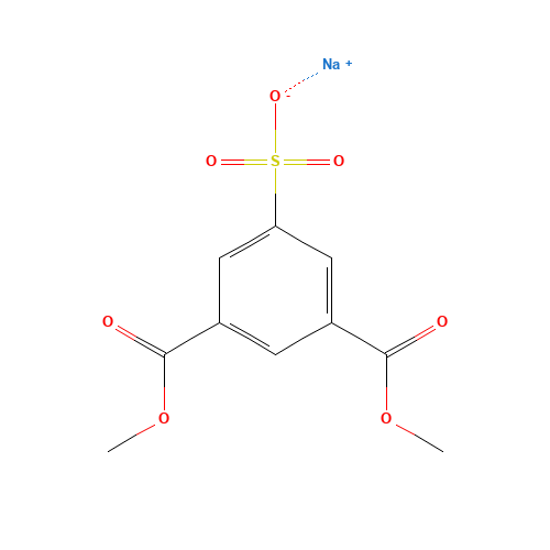 3965-55-7 Sodium dimethyl 5-sulphonatoisophthalate chemical structure
