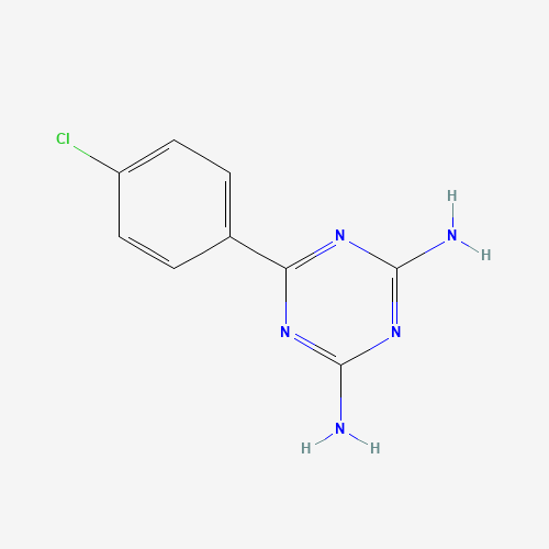 4514-53-8 6-(4-CHLOROPHENYL)-1,3,5-TRIAZINE-2,4-DIAMINE chemical structure