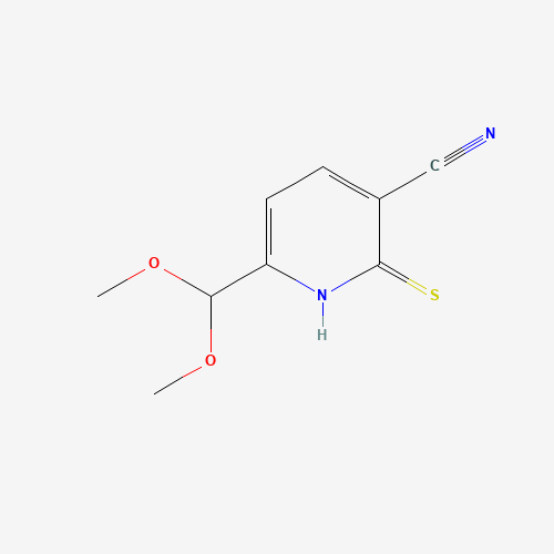 175277-23-3 6-(DIMETHOXYMETHYL)-2-MERCAPTONICOTINONITRILE chemical structure