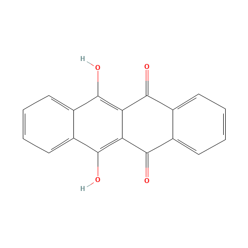 1785-52-0 6,11-DIHYDROXY-5,12-NAPHTHACENEDIONE chemical structure