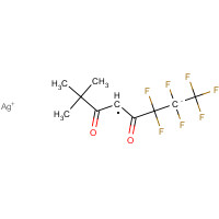 76121-99-8 (6,6,7,7,8,8,8-HEPTAFLUORO-2,2-DIMETHYL-3,5-OCTANEDIONATO)SILVER chemical structure
