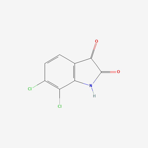 18711-12-1 6,7-dichloro-1H-indole-2,3-dione chemical structure