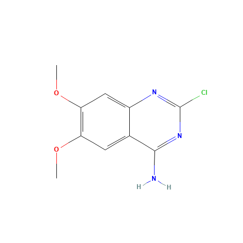 23680-84-4 2-Chloro-4-amino-6,7-dimethoxyquinazoline chemical structure