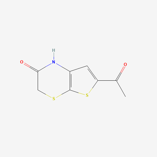 151095-12-4 6-ACETYL-2,3-DIHYDRO-1H-THIENO[2,3-B][1,4]THIAZIN-2-ONE chemical structure