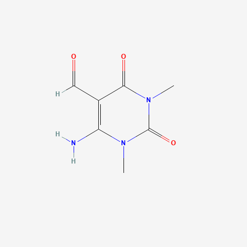 54660-80-9 6-AMINO-1,3-DIMETHYL-2,4-DIOXO-1,2,3,4-TETRAHYDROPYRIMIDINE-5-CARBALDEHYDE chemical structure