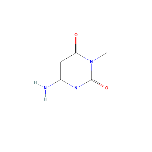 6642-31-5 6-Amino-1,3-dimethyl-1,2,3,4-tetrahydropyrimidine-2,4-dione chemical structure