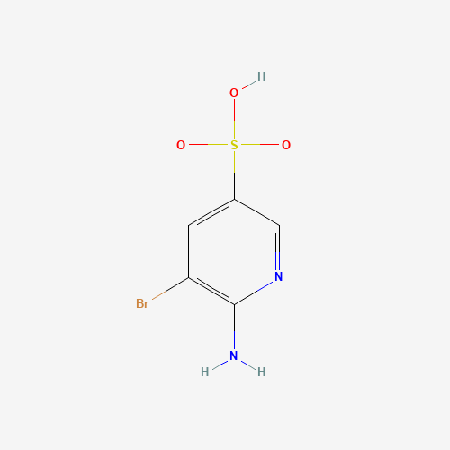 247582-62-3 6-AMINO-5-BROMOPYRIDINE-3-SULFONIC ACID chemical structure