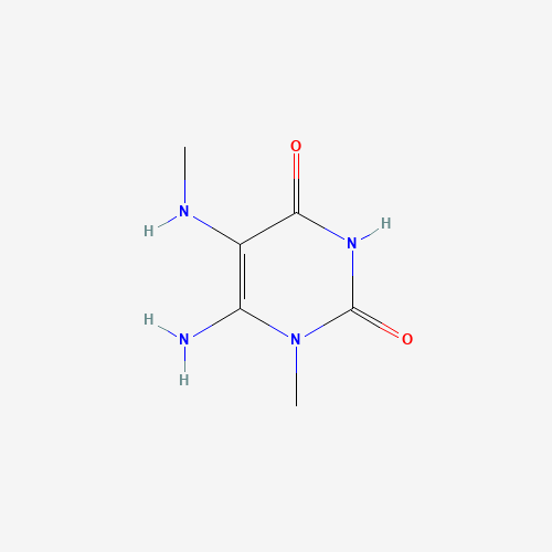55441-70-8 6-AMINO-1-METHYL-5-(METHYLAMINO)URACIL chemical structure
