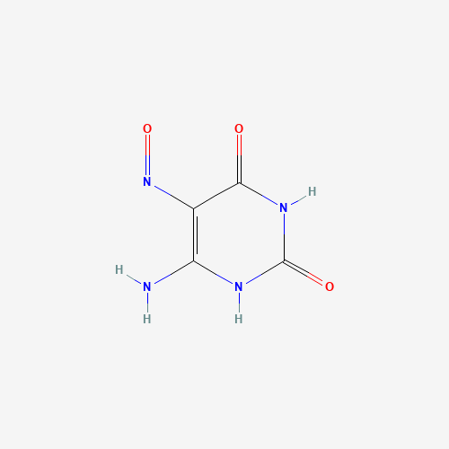 5442-24-0 4-AMINO-2,6-DIHYDROXY-5-NITROSOPYRIMIDINE chemical structure