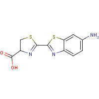 118969-27-0 4,5-DIHYDRO-2[6-AMINO-2-BENZTHIAZOLYL]-4-THIAZOLE CARBOXYLIC ACID chemical structure