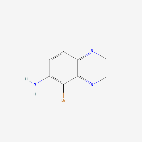 134892-45-8 6-AMINOCHINOXALIN-5-BROMCHINOXALIN chemical structure