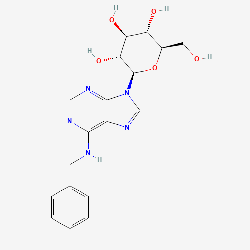 4294-17-1 6-BENZYLAMINOPURINE 9-(BETA-D-GLUCOSIDE) chemical structure