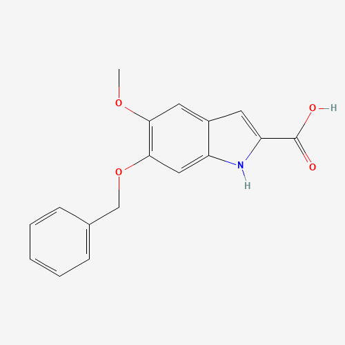 2495-92-3 6-BENZYLOXY-5-METHOXYINDOLE-2-CARBOXYLIC ACID chemical structure