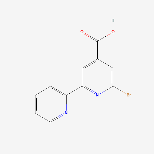 294211-87-3 6-BROMO-[2,2'-BIPYRIDINE]-4-CARBOXYLIC ACID chemical structure