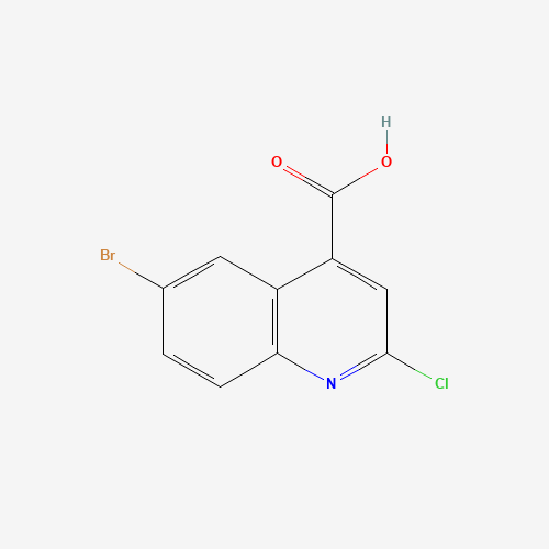 287176-62-9 6-BROMO-2-CHLOROQUINOLINE-4-CARBOXYLIC ACID,97 chemical structure
