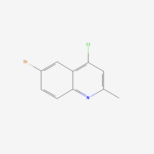 53364-85-5 6-BROMO-4-CHLORO-2-METHYLQUINOLINE chemical structure