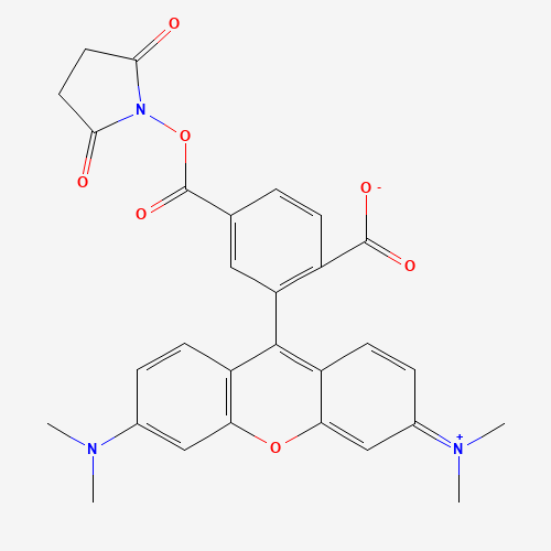 150810-69-8 6-Carboxytetramethylrhodamine succinimidyl ester chemical structure