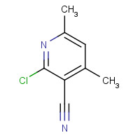 14237-71-9 2-Chloro-3-cyano-4,6-dimethylpyridine chemical structure