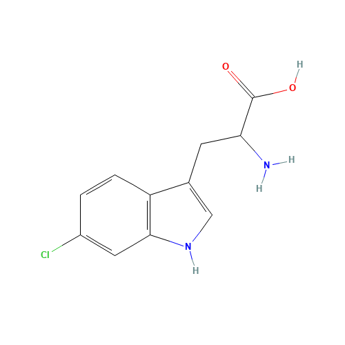 17808-21-8 6-CHLORO-DL-TRYPTOPHAN chemical structure