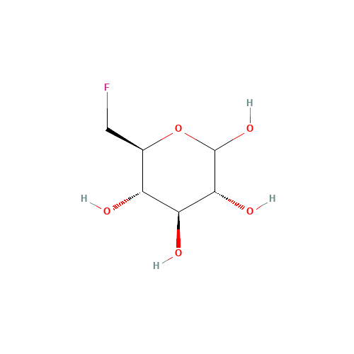 34168-77-9 6-FLUORO-6-DEOXY-D-GLUCOPYRANOSE chemical structure