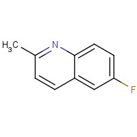 1128-61-6 6-Fluoroquinaldine chemical structure