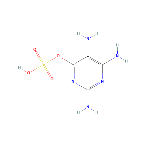 1603-02-7 2,5,6-Triaminopyrimidin-4-ol sulphate chemical structure