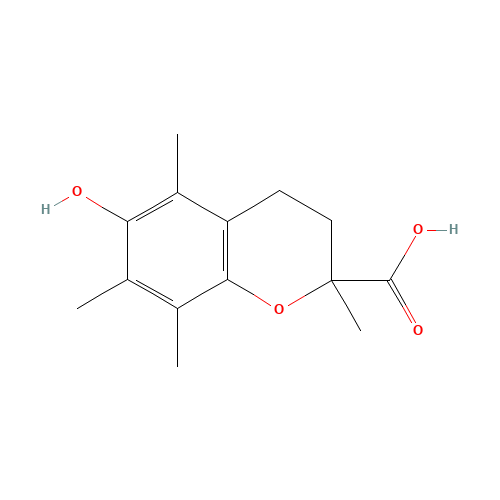 53188-07-1 6-HYDROXY-2,5,7,8-TETRAMETHYLCHROMAN-2-CARBOXYLIC ACID chemical structure