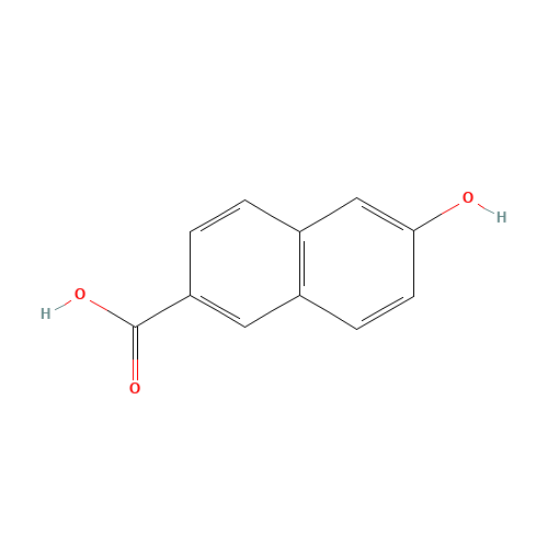 16712-64-4 6-Hydroxy-2-naphthoic acid chemical structure