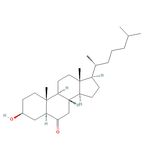 1175-06-0 6-KETOCHOLESTANOL chemical structure