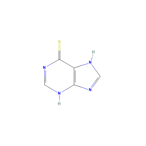 50-44-2 6-Mercaptopurine chemical structure
