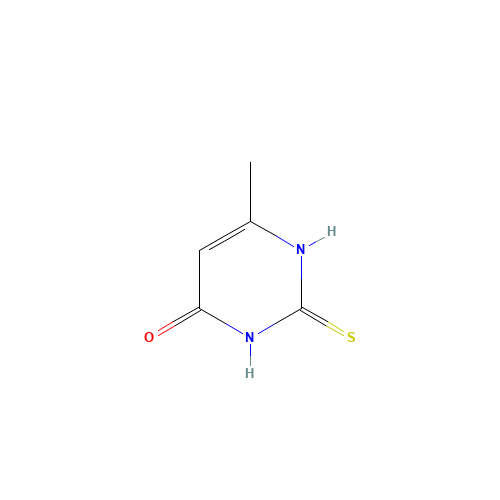56-04-2 Methylthiouracil chemical structure