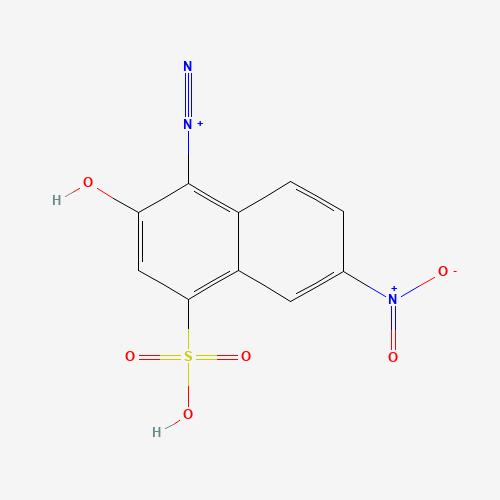 50412-00-5 6-Nitro-1-diazo-2-naphthol-4-sulfonic acid chemical structure