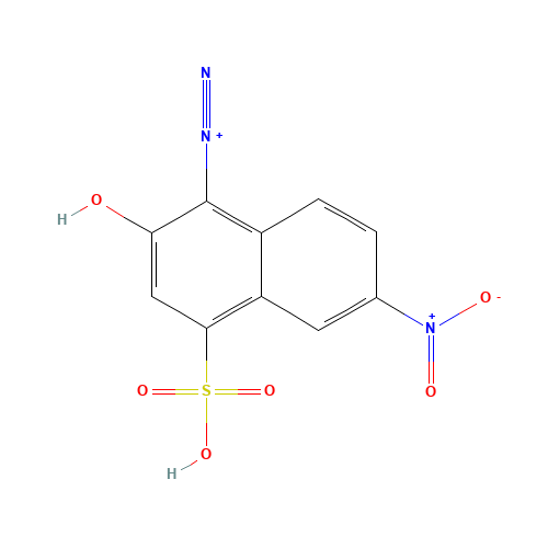 50412-00-5 6-Nitro-1-diazo-2-naphthol-4-sulfonic acid chemical structure