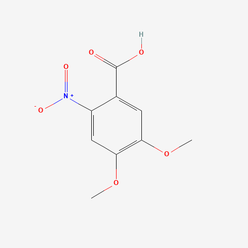 4998-07-6 4,5-Dimethoxy-2-nitrobenzoic acid chemical structure