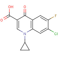 86393-33-1 7-Chloro-1-cyclopropyl-6-fluoro-1,4-dihydro-4-oxoquinoline-3-carboxylic acid chemical structure