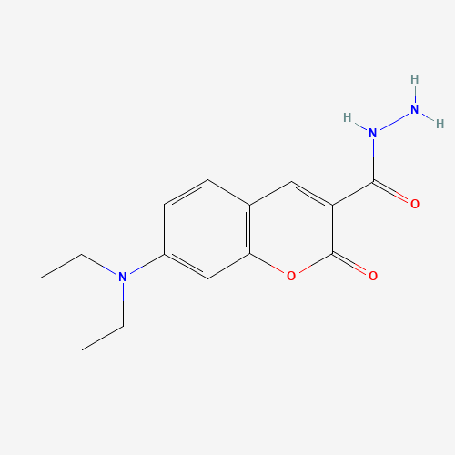 100343-98-4 7-(DIETHYLAMINO)COUMARIN-3-CARBOHYDRAZIDE chemical structure