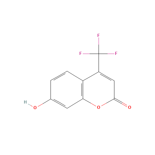 575-03-1 7-HYDROXY-4-(TRIFLUOROMETHYL)COUMARIN chemical structure