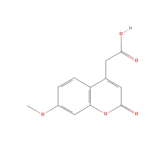 62935-72-2 7-Methoxycoumarin-4-acetic acid chemical structure
