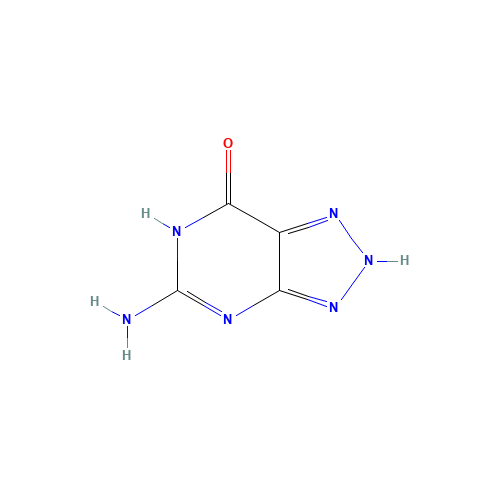 134-58-7 8-AZAGUANINE chemical structure