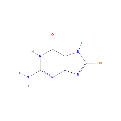 3066-84-0 8-BROMOGUANINE chemical structure