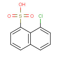 145-74-4 8-CHLORONAPHTHALENE-1-SULFONIC ACID chemical structure