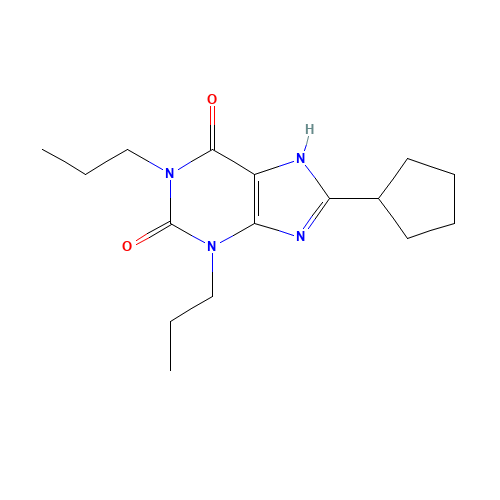 102146-07-6 8-CYCLOPENTYL-1,3-DIPROPYLXANTHINE chemical structure